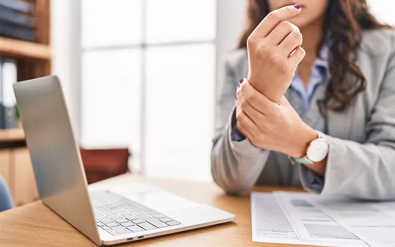 Hand wrist pain treatment. Work injury rehab for pain relief & mobility recovery at our physical therapy clinic