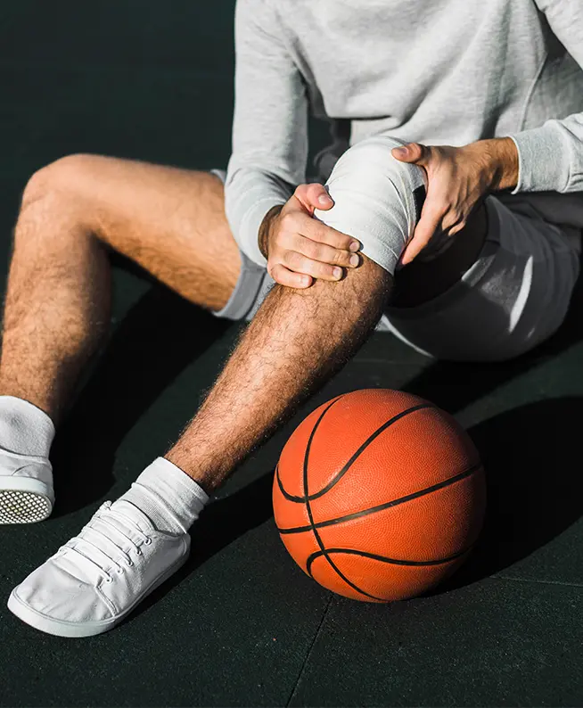 Knee pain from work injury? Physical therapy for pain relief and mobility recovery. Rehab treatment at our clinic helps you get back in the game
