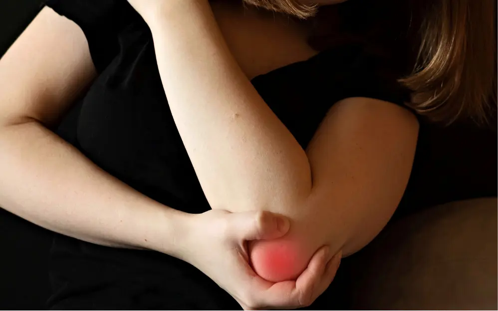 Elbow pain recovery: Work injury rehab. Physical therapy for pain relief & mobility. Our clinic offers personalized care.